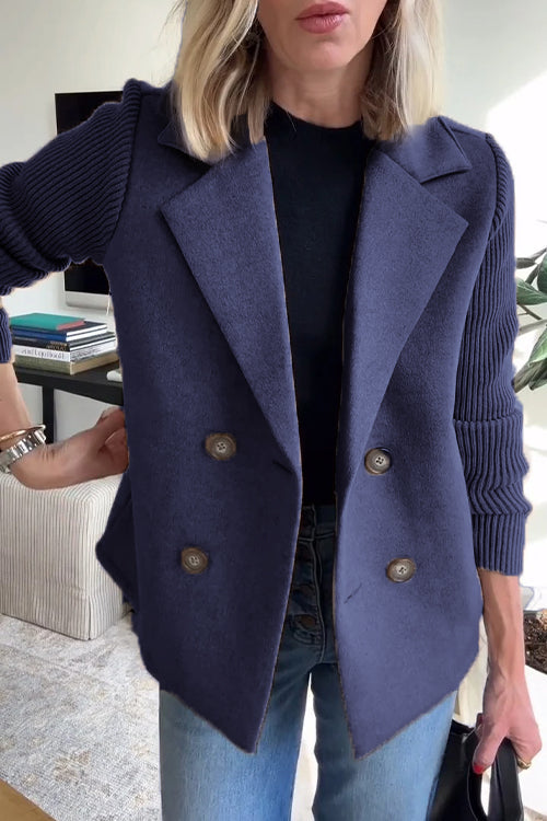Allison - Eleganter Strickblazer