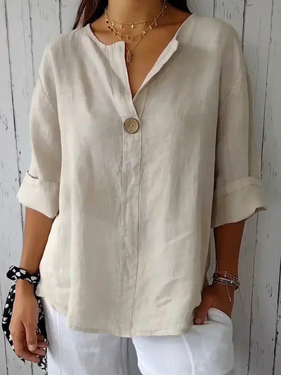 Atmungsaktive Bluse in lockerer Passform