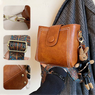 Jodi - Vintage Tasche mit Verstellbarem Schulterriemen