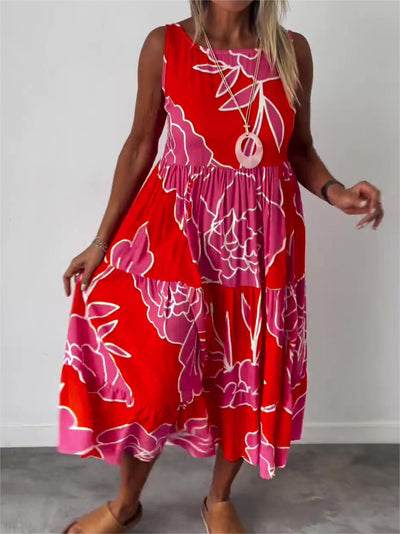 Hertha - Wanda Bedrucktes Armelloses Kleid