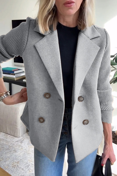 Allison - Eleganter Strickblazer