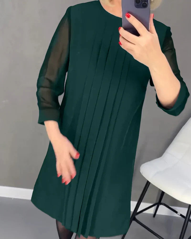 Teona – Elegantes Falten Kleid
