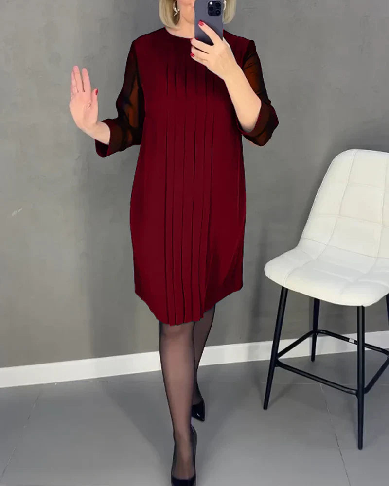 Teona – Elegantes Falten Kleid