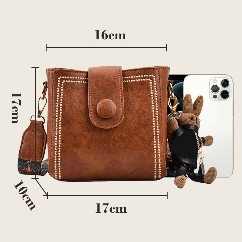 Jodi - Vintage Tasche mit Verstellbarem Schulterriemen
