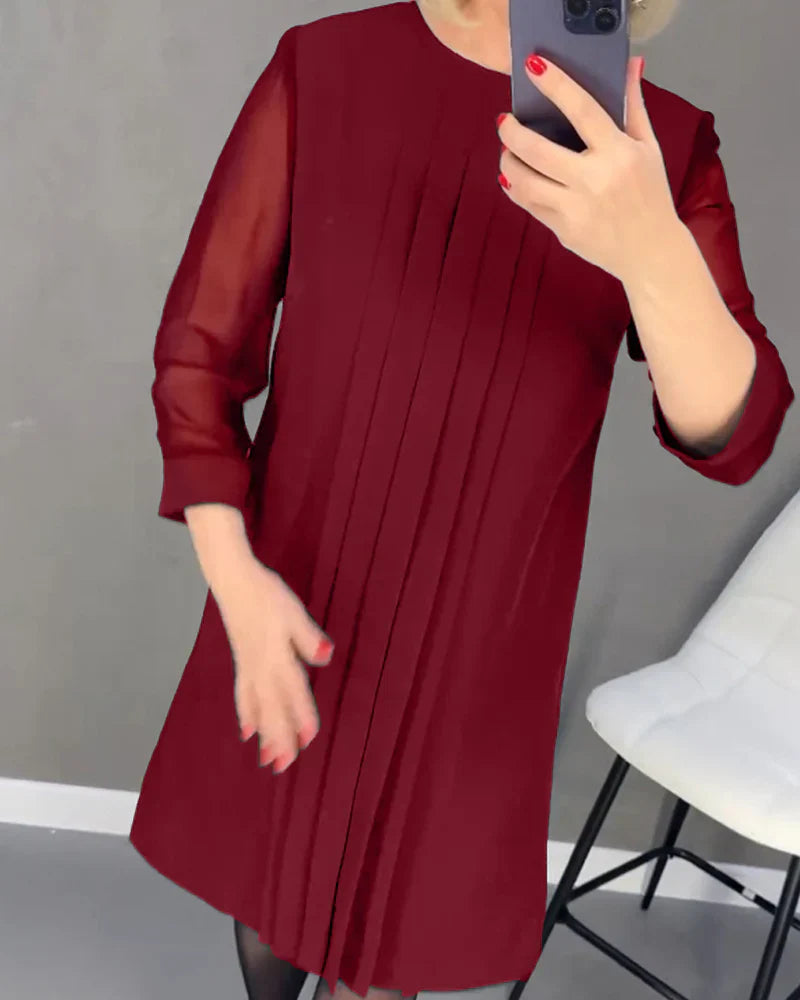 Teona – Elegantes Falten Kleid