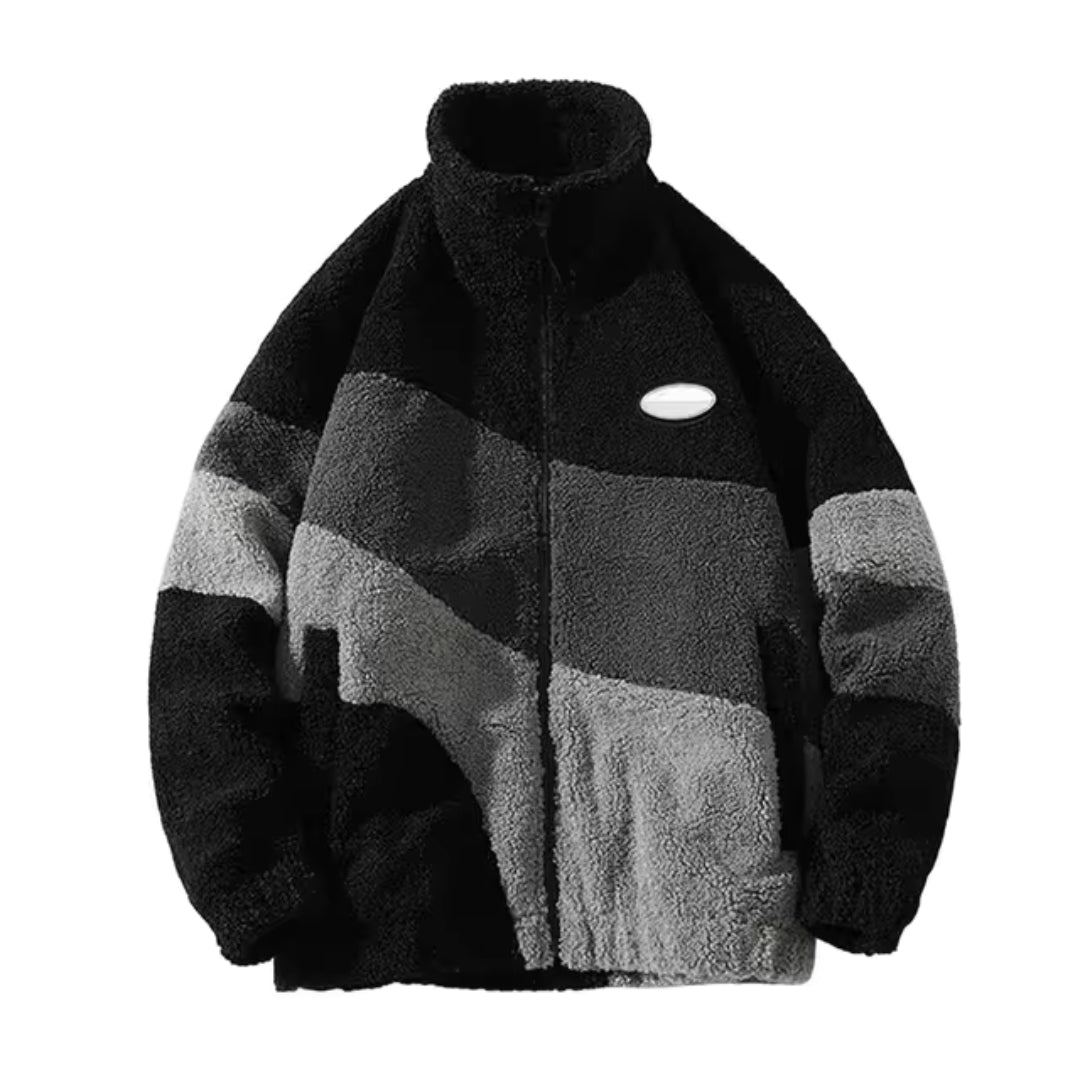 Herren Klassische Fleecejacke | Stehkragen