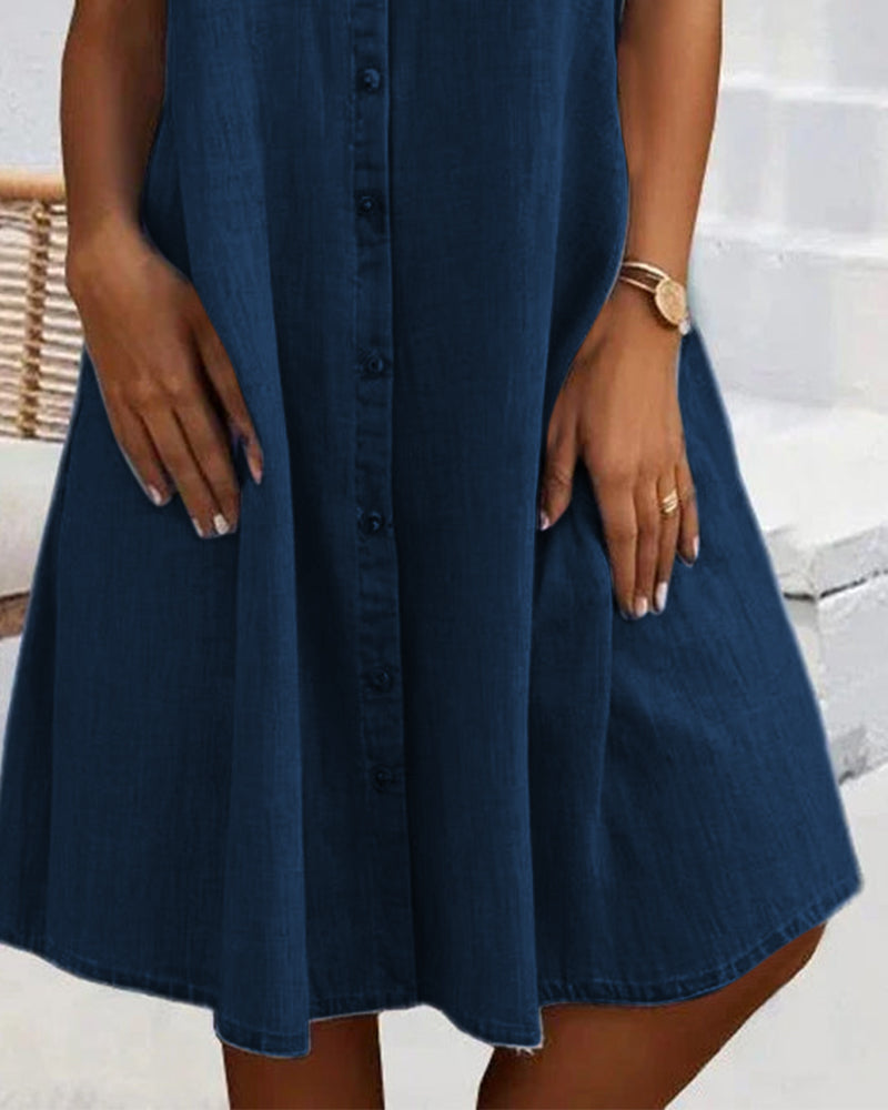 Joanna - Kurzärmeliges Midikleid