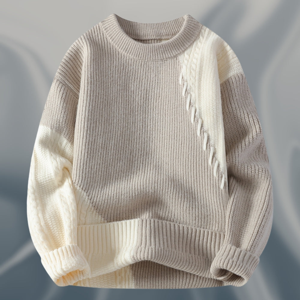 Elton - Streifen Muster Pullover