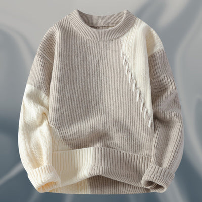 Elton - Streifen Muster Pullover