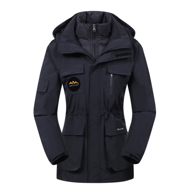 Damen Skijacke mit Kapuze | Sportliche Outdoor Winterjacke
