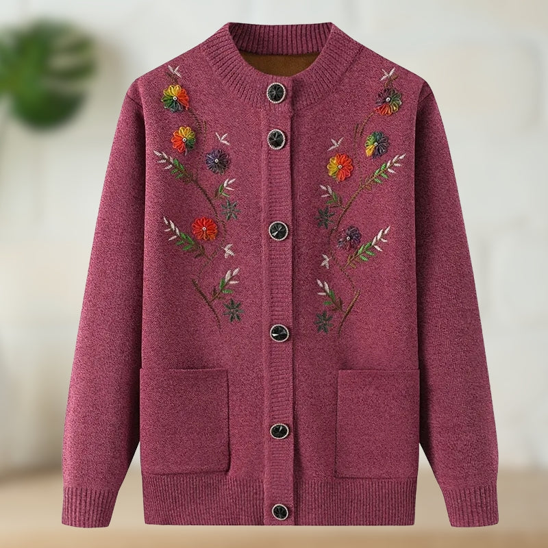 Karyn - Gestrickte Strickjacke