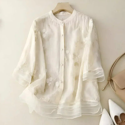 Nanda - Leichte Baumwollbluse