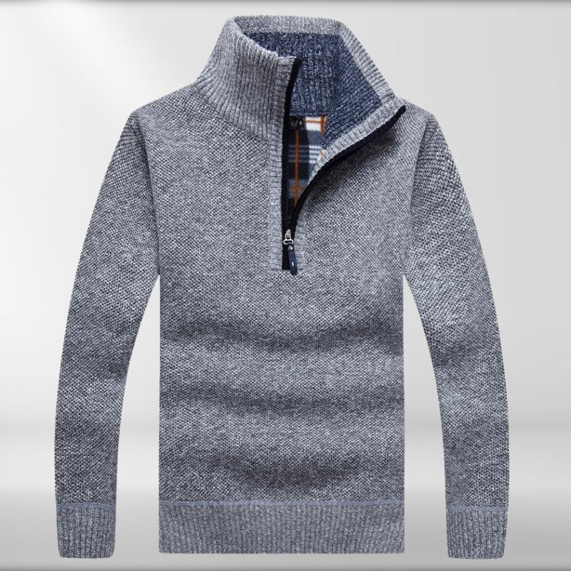 Lewis - Vlies Dicker Halb Reißverschluss Pullover