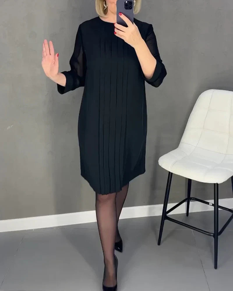 Teona – Elegantes Falten Kleid