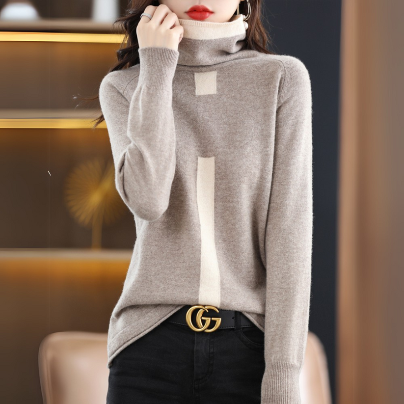 Flavia – Taillierter Kaschmirpullover