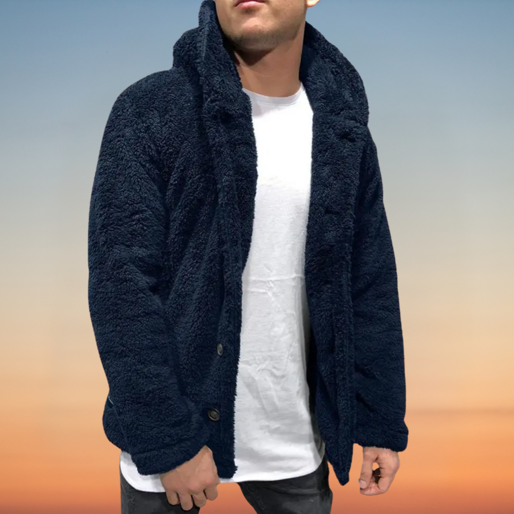 Lars – Plüsch Wintermantel