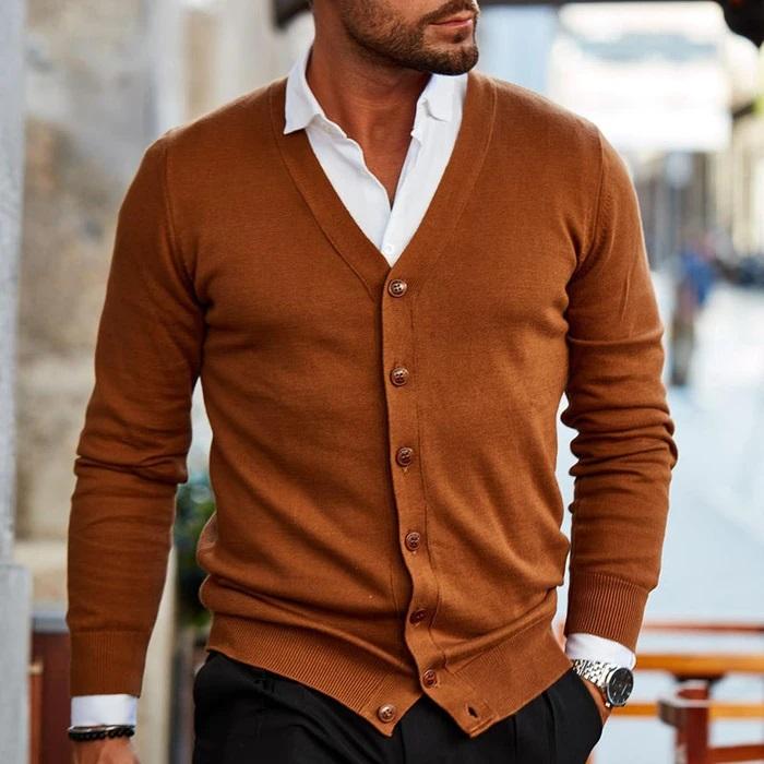Stylish Stefan Vest - Luxuriöse Strickjacke für Männer
