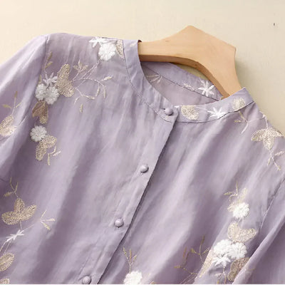 Nanda - Leichte Baumwollbluse