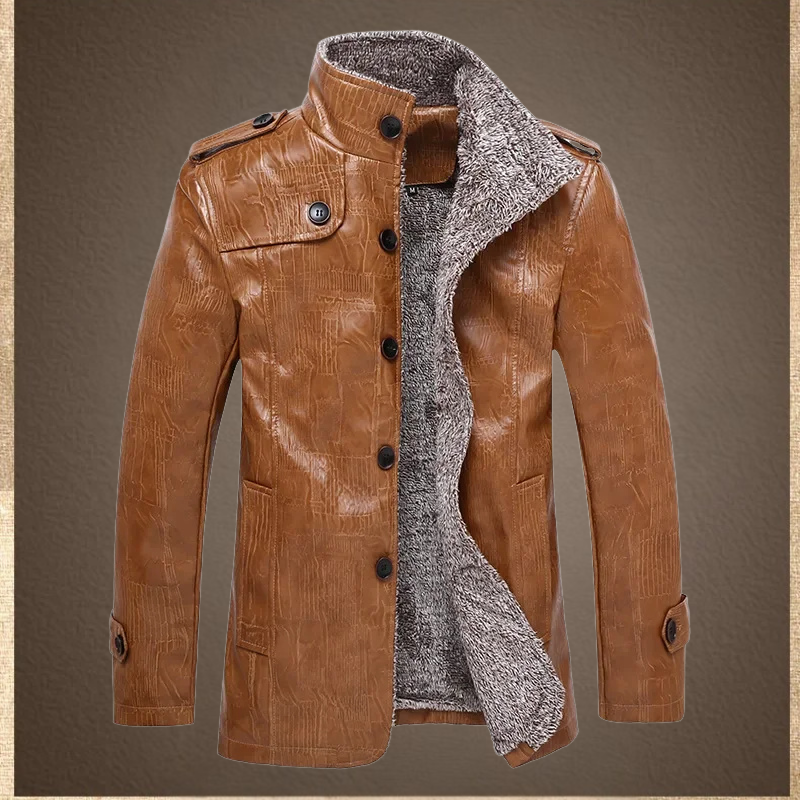 Hiram –  Fleecefutter Lederjacke