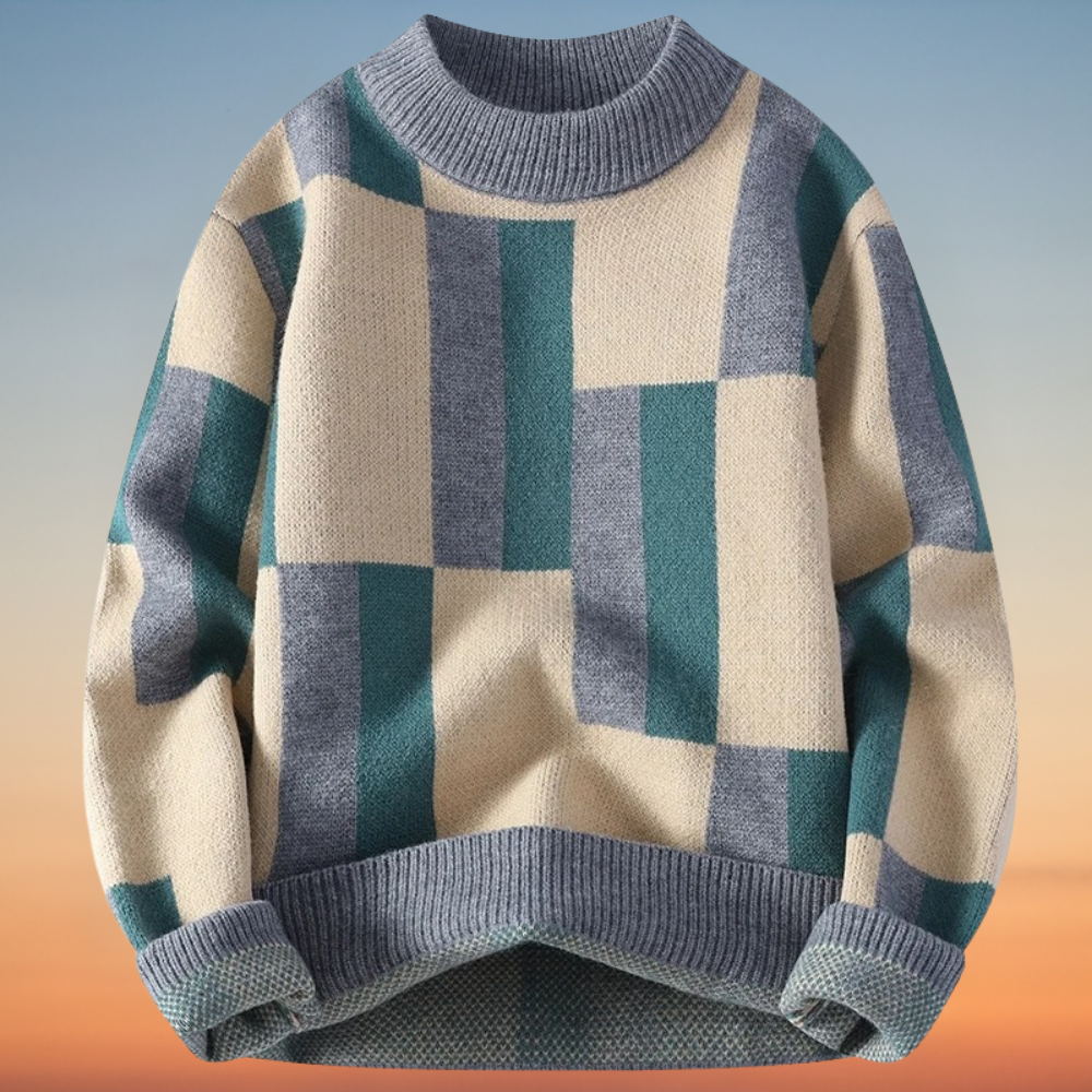 Dolf – Strickpullover Mit Stehkragen