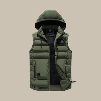 Anthony - Elegante und kuschelige Herren-Kapuzenjacke