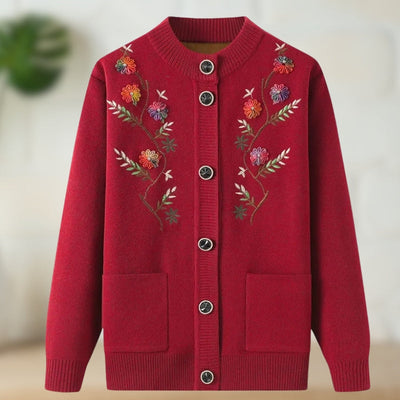 Karyn - Gestrickte Strickjacke