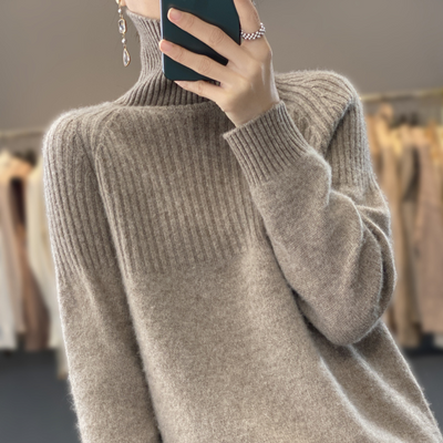 Savera - Rollkragen Pullover Aus Wolle