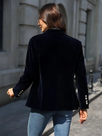 Desiree - Eleganter Retro Blazer Mit Einem Knopf