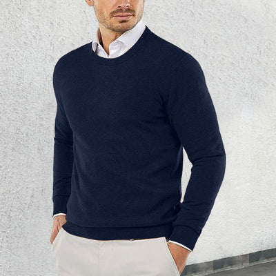 Ronny - Rundhals Pullover Aus Baumwolle