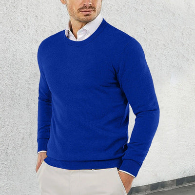 Ronny - Rundhals Pullover Aus Baumwolle