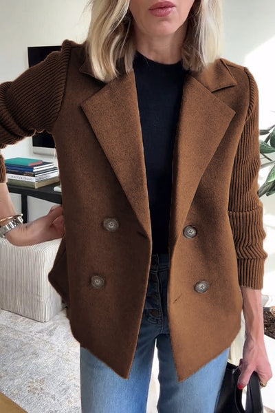 Allison - Eleganter Strickblazer