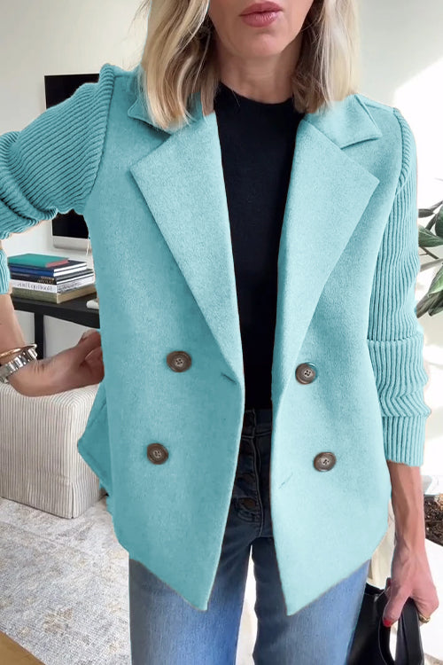 Allison - Eleganter Strickblazer