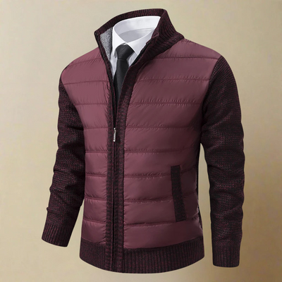 Feodor – Warme Stehkragen Reißverschluss Jacke