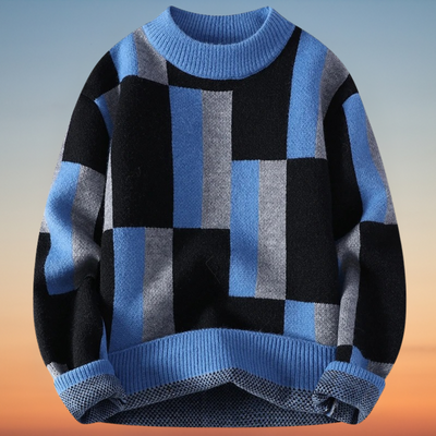 Dolf – Strickpullover Mit Stehkragen