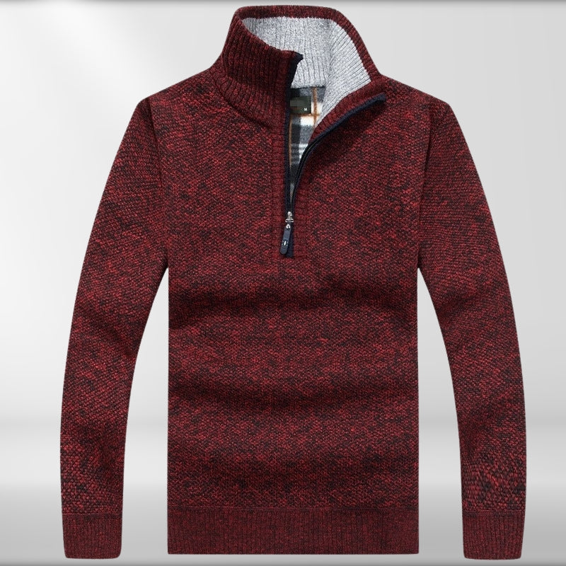 Lewis - Vlies Dicker Halb Reißverschluss Pullover