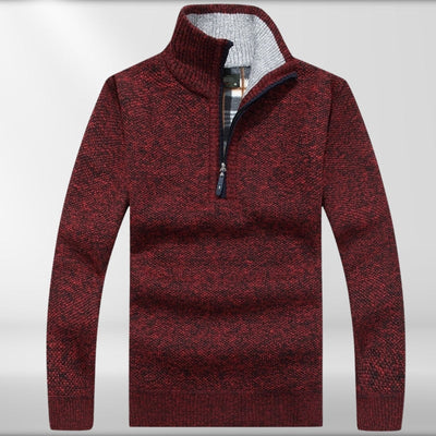 Lewis - Vlies Dicker Halb Reißverschluss Pullover