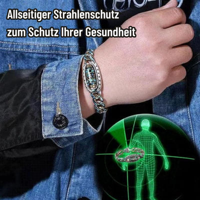 DziVana - Dzi Armband Mit Sechs Zeichen Mantra in Türkis