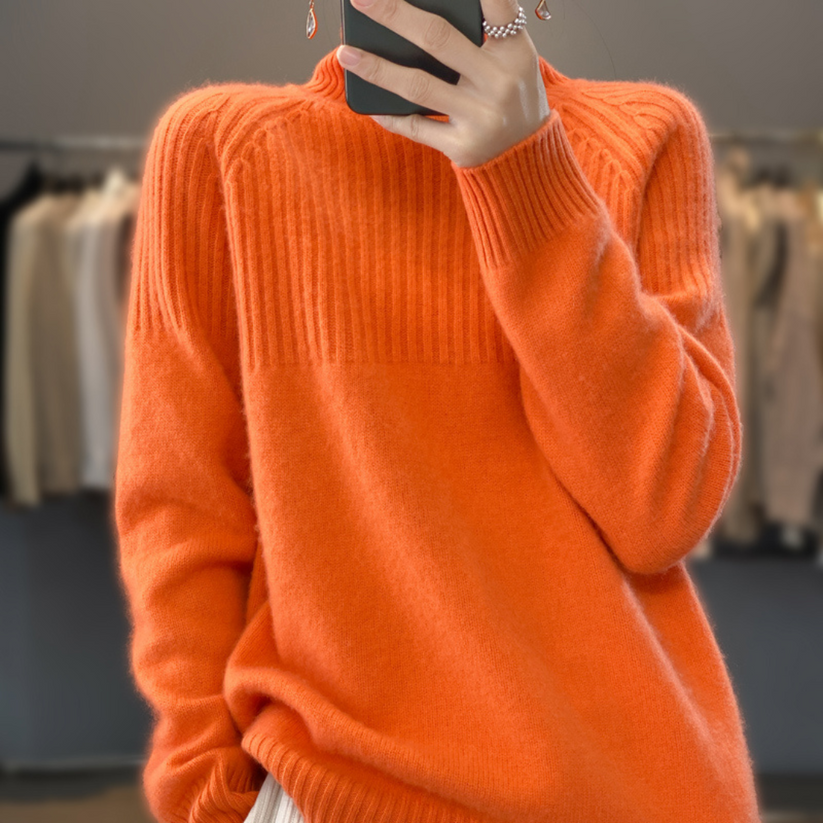 Savera - Rollkragen Pullover Aus Wolle