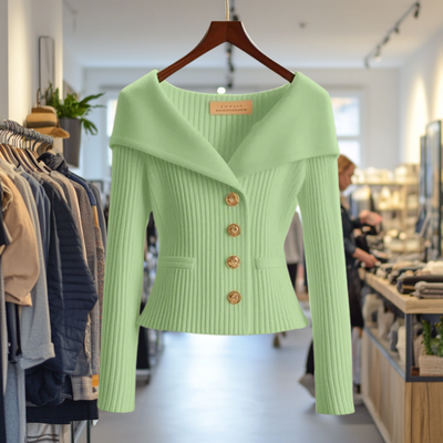 Kamilla - Schick Schließen Sie Strickjacke