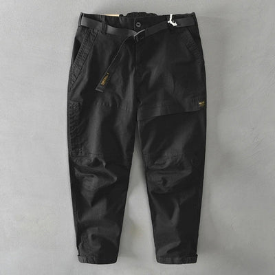 Zander – Lässige Weite Baumwollhose