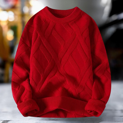 Nakul – Rundhals Gestrickt Pullover