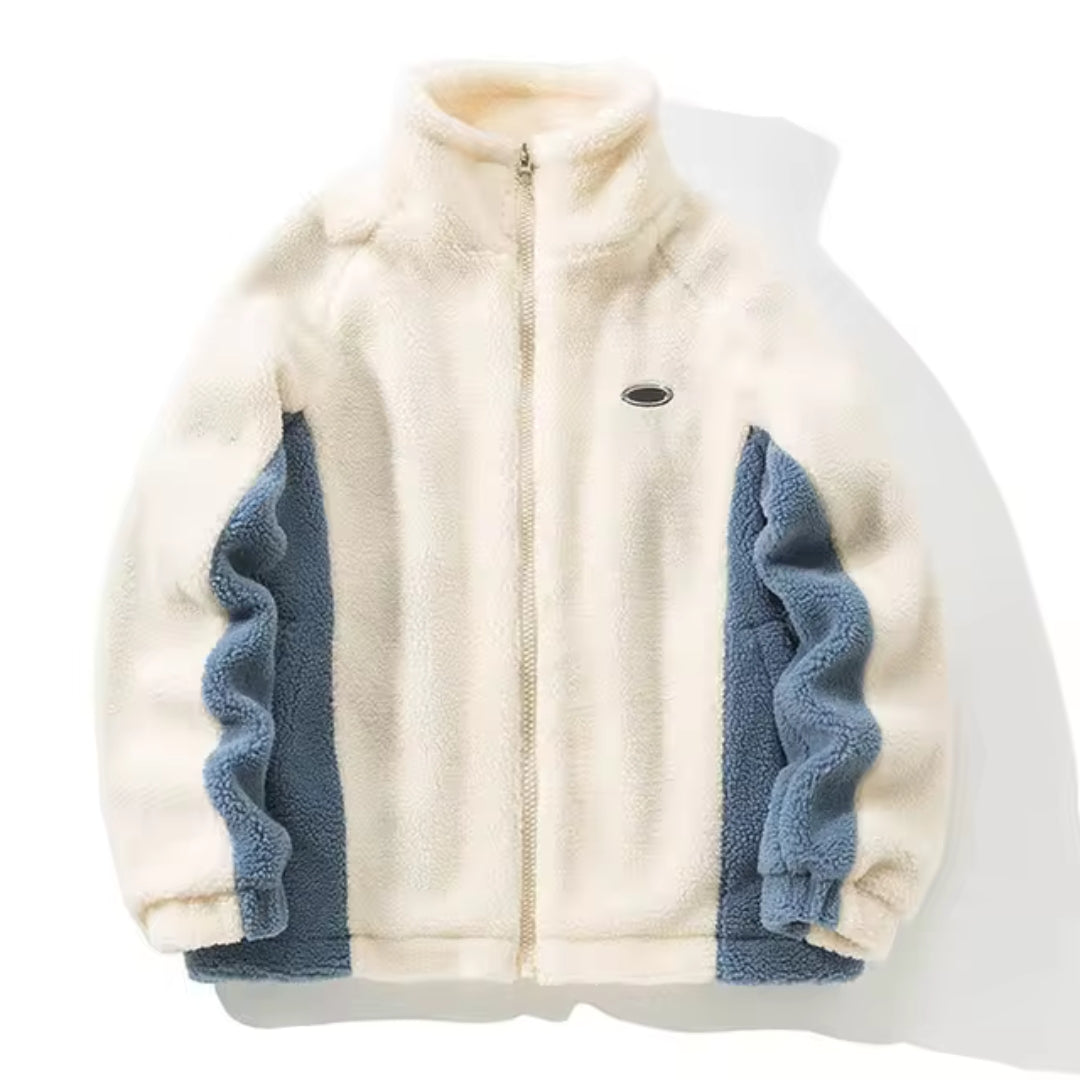 Herren Klassische Fleecejacke | Stehkragen