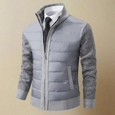 Feodor – Warme Stehkragen Reißverschluss Jacke