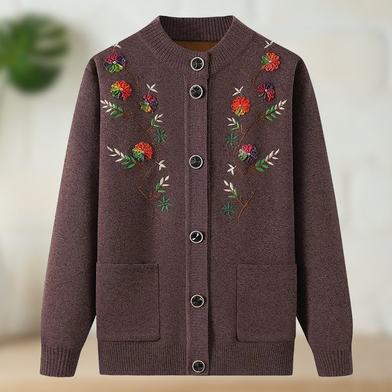Karyn - Gestrickte Strickjacke