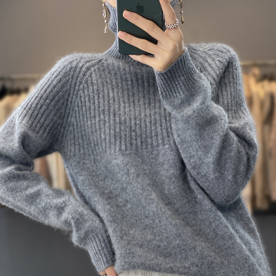 Savera - Rollkragen Pullover Aus Wolle