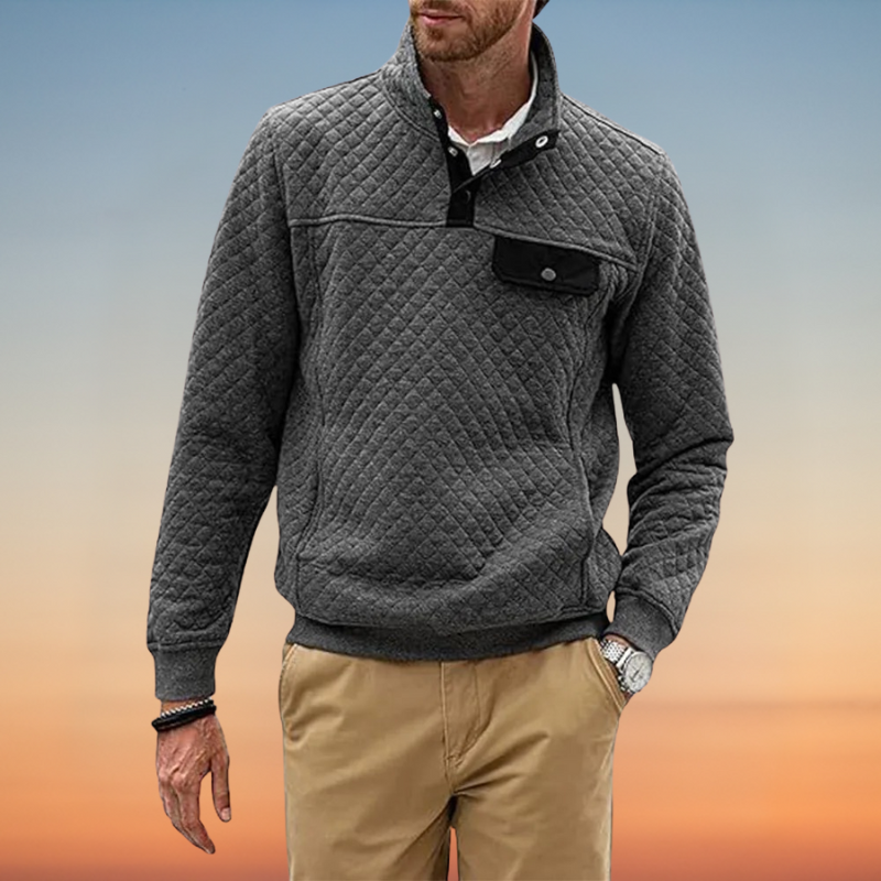 Perry – Sweatshirt Mit Stehkragen