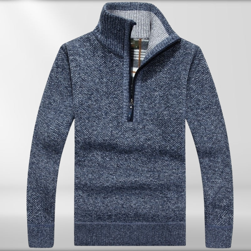 Lewis - Vlies Dicker Halb Reißverschluss Pullover