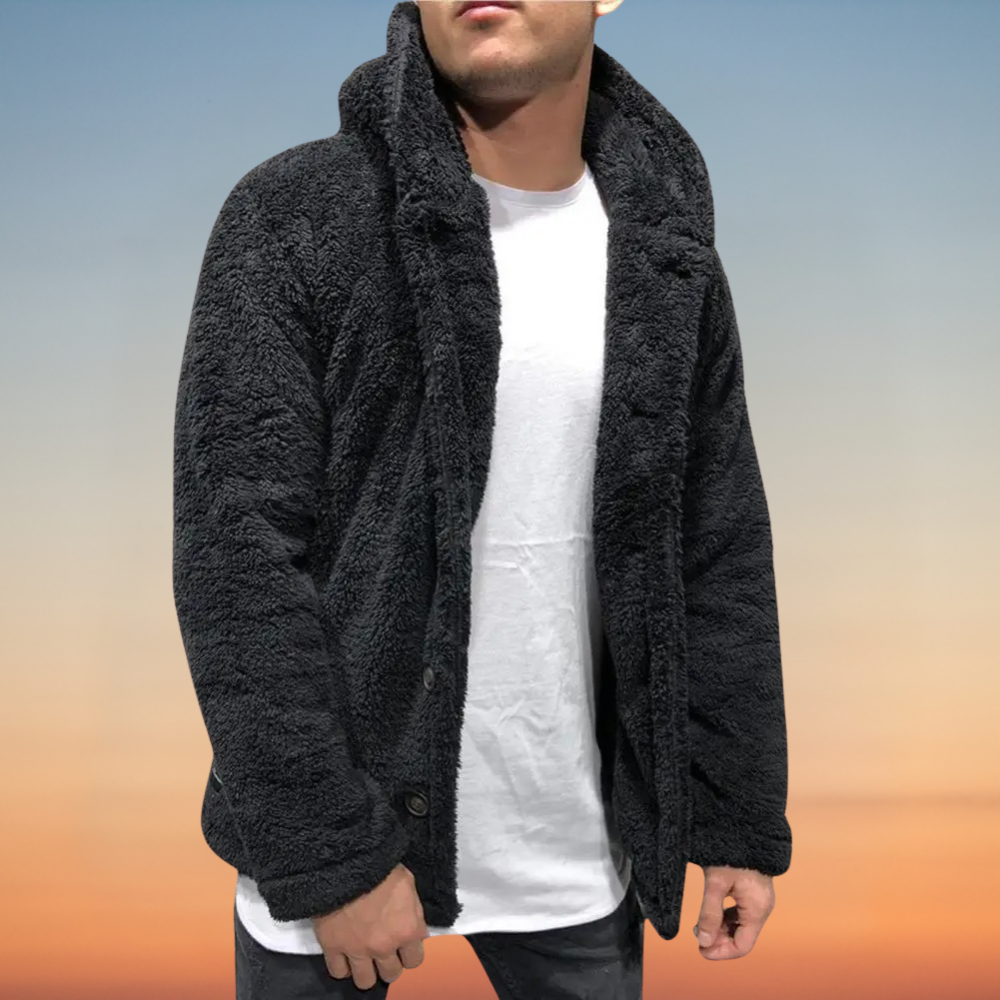 Lars – Plüsch Wintermantel