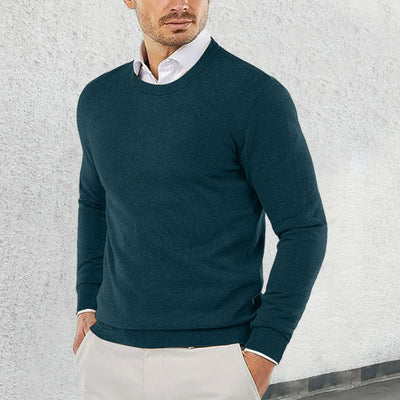 Ronny - Rundhals Pullover Aus Baumwolle
