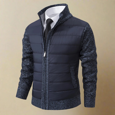 Feodor – Warme Stehkragen Reißverschluss Jacke